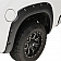 TrailFX Fender Flare - Black ABS Textured Plastic Matte Set Of 4 - PFFT3001T