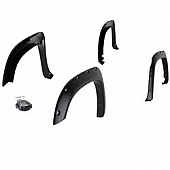 TrailFX Fender Flare - Black ABS Textured Plastic Matte Set Of 4 - PFFT3002T