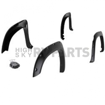 TrailFX Fender Flare - Black ABS Textured Plastic Matte Set Of 4 - PFFT3002T