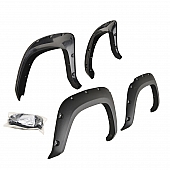TrailFX Fender Flare - Black ABS Textured Plastic Matte Set Of 4 - PFFT3003T