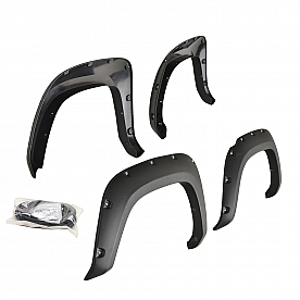 TrailFX Fender Flare - Black ABS Textured Plastic Matte Set Of 4 - PFFT3003T