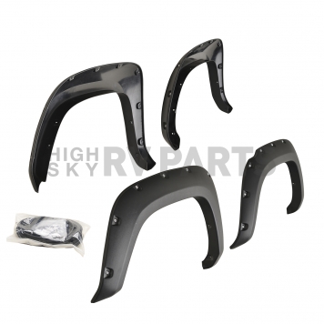 TrailFX Fender Flare - Black ABS Textured Plastic Matte Set Of 4 - PFFT3003T