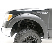 TrailFX Fender Flare - Black ABS Smooth Plastic Matte Set Of 4 - PFFD3005S