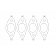 Cometic Exhaust Manifold Gasket Volkswagen - C4163-030