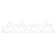 Cometic Exhaust Manifold Gasket Mitsubishi - C4199-030