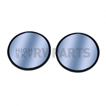 CIPA USA Exterior Mirror Round Manual Blue Tinted Set Of 2 - 49111