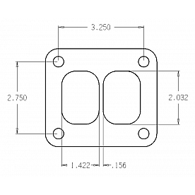 Cometic Turbocharger Inlet Flange Gasket - C4513