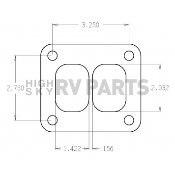 Cometic Turbocharger Inlet Flange Gasket - C4513