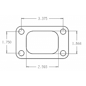 Cometic Turbocharger Inlet Flange Gasket - C4514