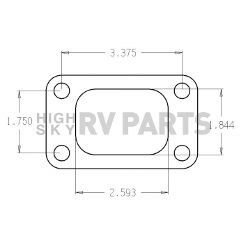 Cometic Turbocharger Inlet Flange Gasket - C4514-1