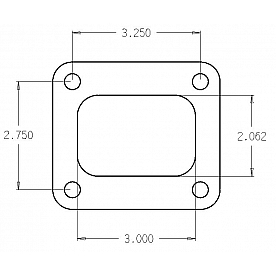 Cometic Turbocharger Inlet Flange Gasket - C4516