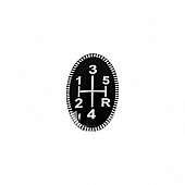 Hurst Manual Trans Shifter Indicator Decal - 69020000