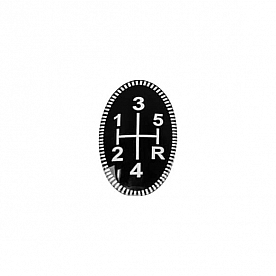 Hurst Manual Trans Shifter Indicator Decal - 69020000