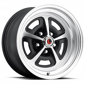 Legendary Wheels Magnum 500 Series 15 x 7&nbsp;Black With Natural Face - LW50-50754D