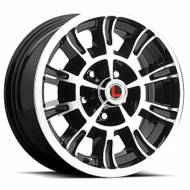 Legendary Wheels GT6 Series 15 x 7&nbsp;Black With Natural Face - LW66-50754A