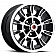 Legendary Wheels GT6 Series 15 x 7 Black With Natural Face - LW66-50754A