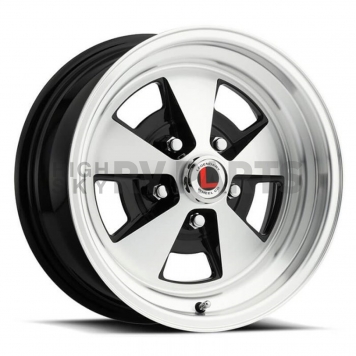 Legendary Wheels Flat 5 Series 15 x 7 Black With Natural Face - LW67-50754A