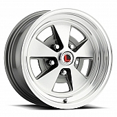 Legendary Wheels Flat 5 Series 15 x 7&nbsp;Charcoal With Natural Face - LW67-50754B