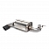 Dinan Performance Free Flow Axle-Back Exhaust - D660-0069-BLK