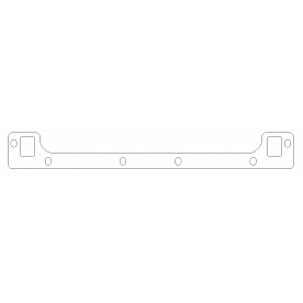 Cometic Valley Pan Gasket Chevy Small Block - C5647-032