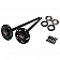 G2 Axle and Gear DANA 35 Axle Shaft Kit - 96-2049-2-27
