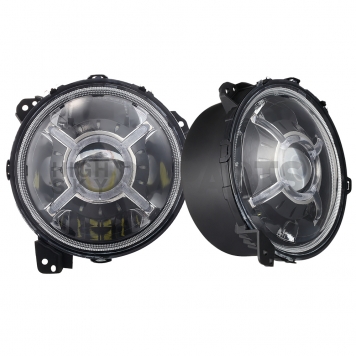 Race Sport Lighting Headlight Assembly With X-HALO Set Of 2 - RS9JLAAH-1