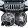 Race Sport Lighting Headlight Assembly With X-HALO Set Of 2 - RS9JLAAH
