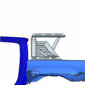 Black Horse Offroad Bed Cargo Rack AR2-01BA1