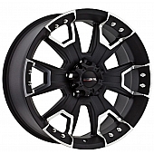 Ballistic Wheels 904 Havoc - 20 x 9&nbsp;Flat Black - 904290267+15FBM