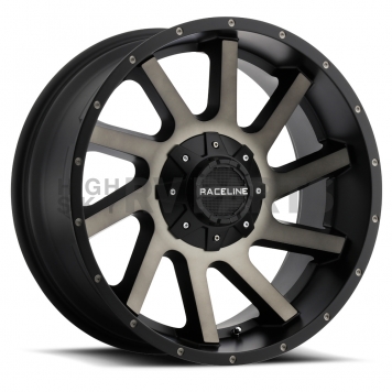 RaceLine Wheel 932DM Twist 20 x 9&nbsp;Black With Dark Tinted - 932DM-29060+12
