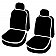 Fia Seat Cover SL67-34 BLK/BLK