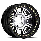 RaceLine Wheel RT232 ST Monster 17 x 8.5&nbsp;Black With Natural Face - RT232-78560+12-ST