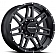 RaceLine Wheel 931B Injector 18 x 9 &nbsp;Black - 931B-89066-00