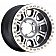 RaceLine Wheel RT232 AL Monster 17 x 8.5&nbsp;Black With Natural Face And Beadlock Ring - RT232-78560+06-AL