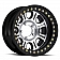 RaceLine Wheel RT232 ST Monster 17 x 8.5&nbsp;Black With Natural Face - RT232-78560-00-ST