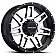 RaceLine Wheel 931M Injector 16 x 8&nbsp;Black With Natural Face - 931M-68060-00