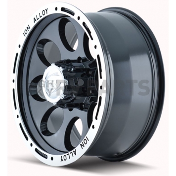 ION Wheels Series 174 - 16 x 8 Black With Natural Lip - 174-6883B-2
