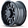 ION Wheels Series 179 - 17 x 8 Black - 179-7883MB