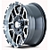 ION Wheels Series 179 - 18 x 9 Black With Natural Face - 179-8983B