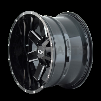 ION Wheels Series 141 - 18 x 9 Black With Natural Accents  - 141-8937M-2