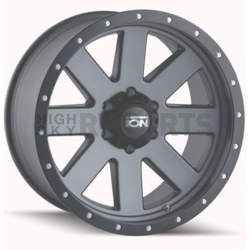 ION Wheels Series 134 - 17 x 8.5 Gun Metal With Black Bead Lock Ring  - 134-7883MG