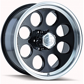 ION Wheels Series 171 - 16 x 8 Black With Natural Lip - 171-8983B