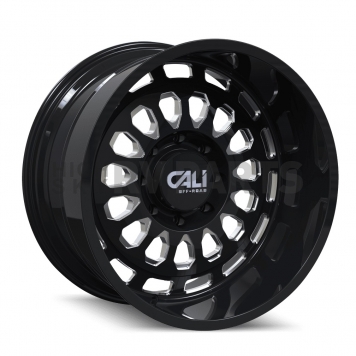 CALI Off-Road Wheel 9113 Paradox - 20 x 9 Black With Natural Accents - 9113-2983BM-2