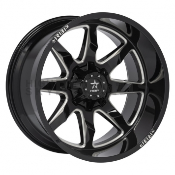 RBP Wheel 01R Saharan II - 18 x 9 Black With Natural Grooves - 01R-1890-83+10BG-1