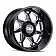 CALI Off-Road Wheel 9111 Sevenfold - 20 x 9&nbsp;Black With Natural Accents - 9111-2983BM