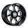 CALI Off-Road Wheel 9111 Sevenfold - 20 x 9 Black With Natural Accents - 9111-2983BM