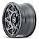 Dirty Life Race Wheels Theory - 20 x 9&nbsp;Gun Metal With Black Bead Lock Ring - 9305-2983MGT