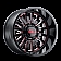 CALI Off-Road Wheel 9110 Summit - 20 x 9 Black With Red Natural Accents - 9110-2983BTR