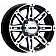 Ultra Wheel Machine 226 - 16 x 8 Black With Diamond Cut - 226-6883U+10