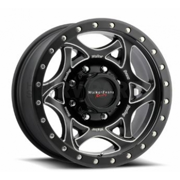 Ultra Wheel Walker Evans Legend 501 - 16 x 8 Black With Milled Accents - 501-6883BM+01